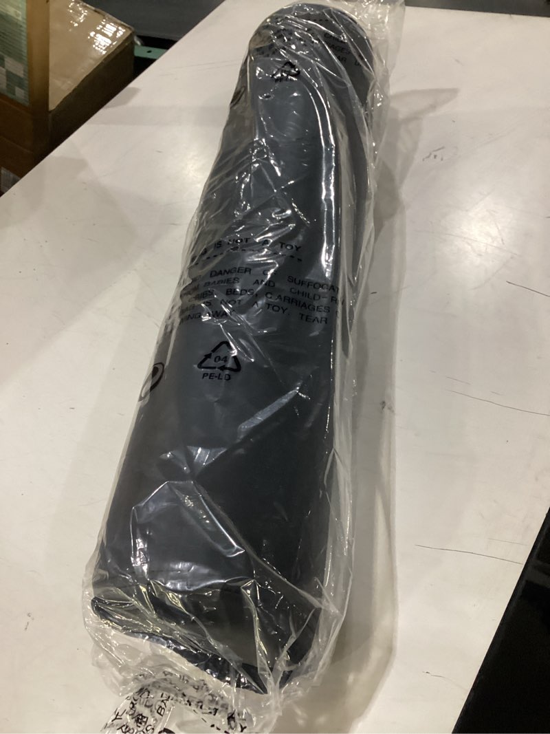 Condition photo showing New/Like New for forpro full round bolster pillow, black, oil and stain-resistant, for massage and yoga, 6” r x 26” l