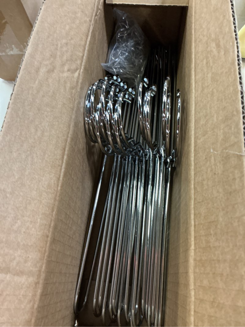 Condition photo showing New/Like New for 15 pack cabinet door painting hanger 14.57 x 5.24 inch dpor paint rack kit tool with 80 pcs zinc plated metal screw-in cup hooks cabinet painting drying stand accessories holder