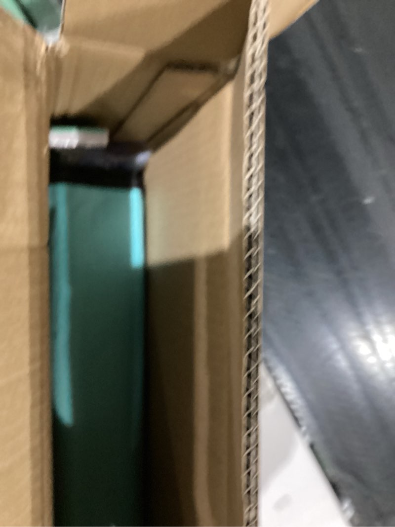 Condition photo showing As Is for American Mahjong Game Set, 166 Light Green Tiles, 4 All-in-One Color Rack/Pushers, Complete Mahjong Tile Set, Light Green Carrying Bag