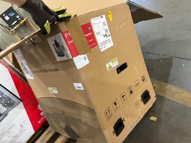 Condition photo showing As Is for dr. coffee f11 big plus automatic espresso machine, coffee machine with milk system, americano and cappuccino, 24 coffee drinks for office, hotel and convenience store,sliver colour