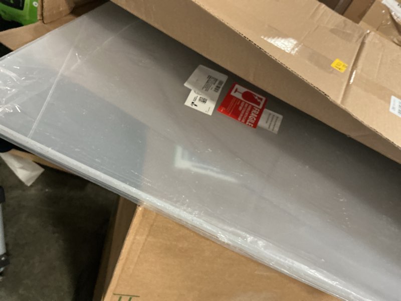 Condition photo showing Good Condition for calpalmy (2 pack) 1/4" thick clear acrylic sheets - 18 x 24 pre-cut plexiglass sheets for craft projects, signs, display cases, sneeze guard and more - cut with engraver, power saw or hand tools 18x24", 1/4" thick clear 2