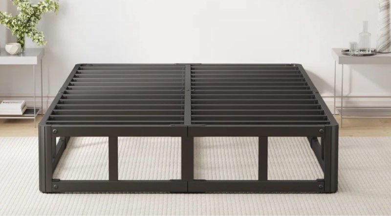 metal platform bed frame
similar to stock image 