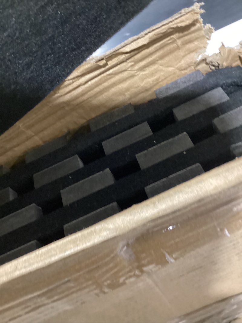 Condition photo showing Good Condition for 4 packs acoustic wall panel, 47.2"x23.6" wood slat soundproof panels, sound absorbing panel for office,home theater,studio, wall, oak 4pc(47.2"x23.6") oak