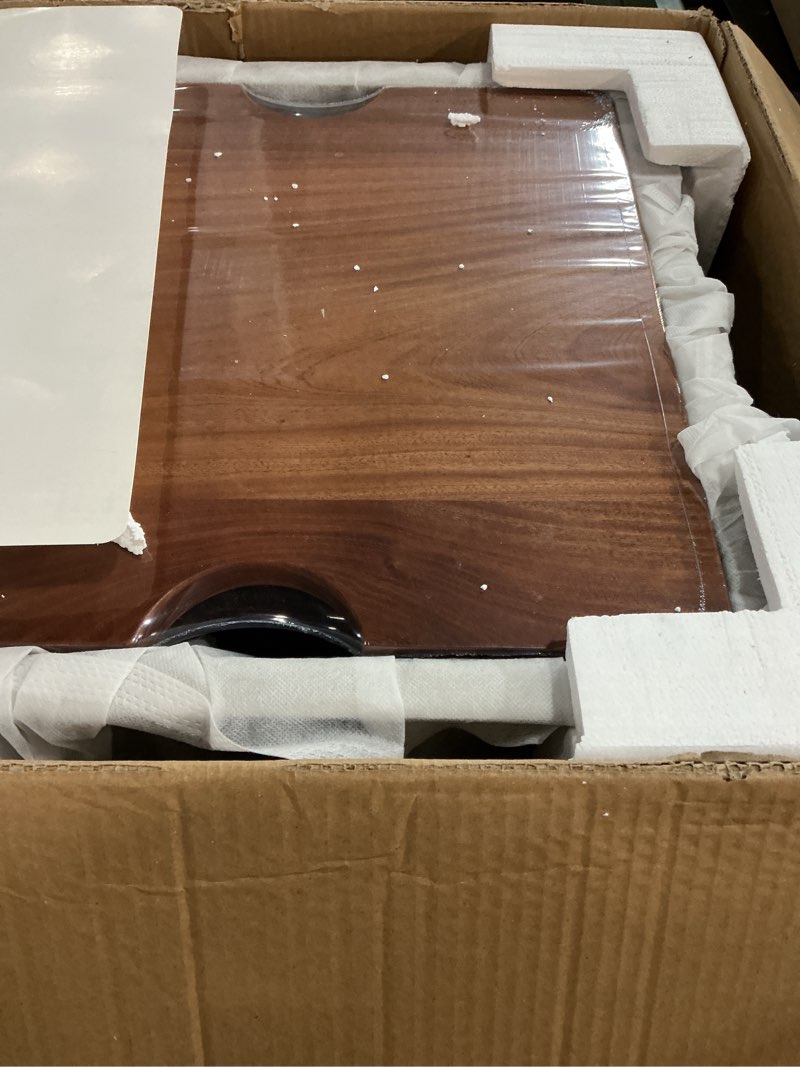 Condition photo showing New/Like New for Bar Sink Undermount Workstation-VASOYO 19x18 Small Kitchen Sink Undermount Wet Bar Rv Sinks 16 Gauge Stainless Steel Deep Single Bowl Outdoor Kitchen Sinks Under Mount with Cutting Board 19"x18"x10" Stainless Steel-Workstation