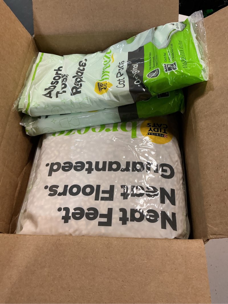 Condition photo showing Good Condition for purina tidy cats breeze litter system cat refill bundle - 7.91 lb. box