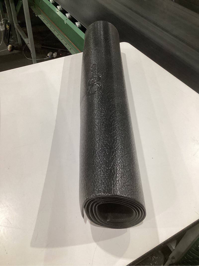 Condition photo showing Good Condition for bike mat compatible with peloton bike,elliptical,treadmill mat, 6mm thick, under exercise bike trainer pad for indoor stationary spin bike gym equipment hardwood floor carpet protector 30" x 60" (updated 6mm soft)