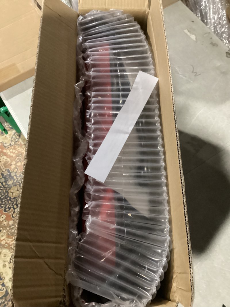 Condition photo showing Good Condition for Vibration Plate Exercise Machine, Health & Fitness Full Body Vibration Platform, Portable Vibration Plate Platform for Weight Loss Home Fitness, Lymphatic Drainage, w/Resistance Bands+Remote Red