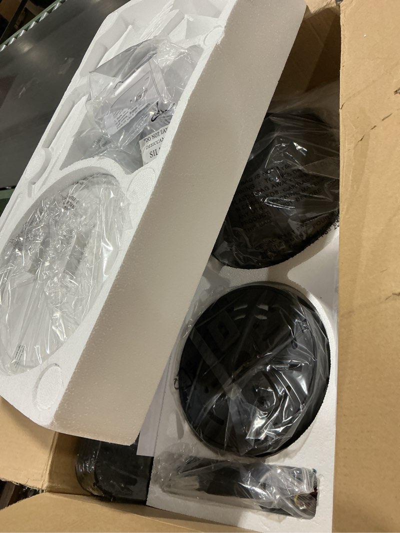 Condition photo showing Good Condition for addlon ceiling fans with lights, 42 inch low profile ceiling fan with light and remote control, flush mount, reversible, 3cct, dimmable, quiet, black small ceiling fan for bedroom indoor/outdoor use