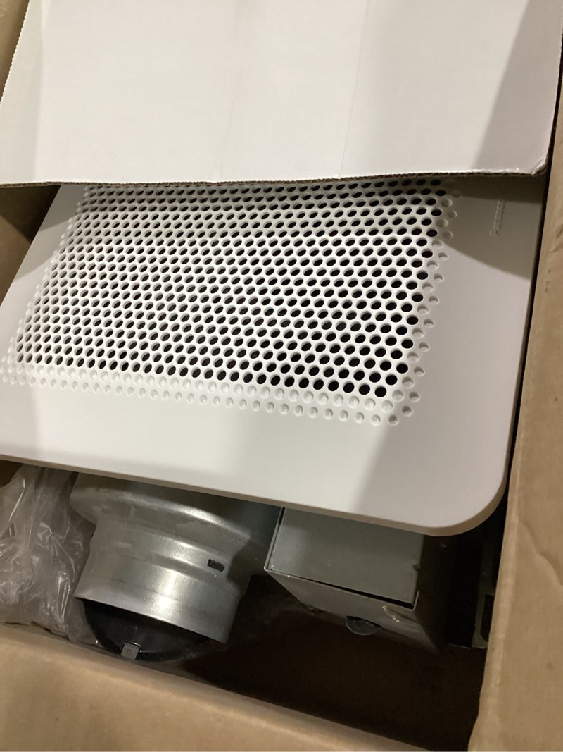 Condition photo showing Good Condition for panasonic whisper choice dc pick-a-flow 80/110 cfm ceiling bathroom exhaust fan with flex-z fast bracket