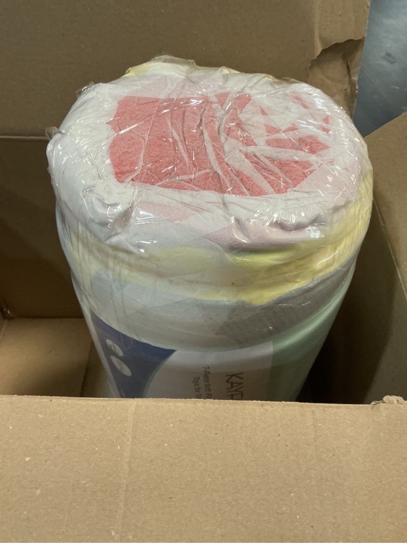 Condition photo showing New/Like New for Kayfia Toddler Climbing Toys Indoor, 7-Piece Baby Foam Climbing Blocks, Colorful Soft Play Set for T (similar to stock photo)