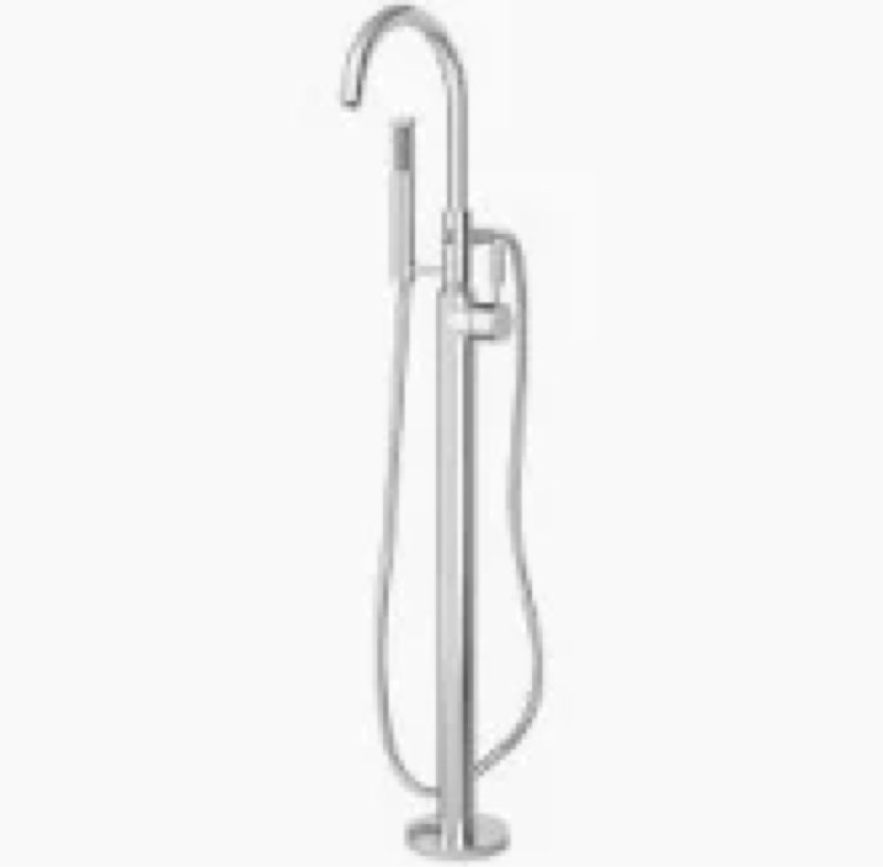 single handle floor mounted tub faucet
