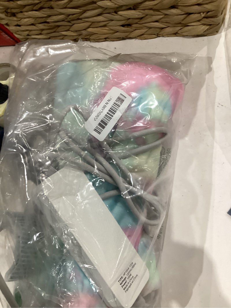 Condition photo showing As Is for GOQOTOMO Electric Heated Pad for Back/Waist/Abdomen/Sh-oulder/Neck Pain and Cramps Relief - Moist and Dry Heat Therapy with Auto-Off Hot Heating Pad by-Rainbow