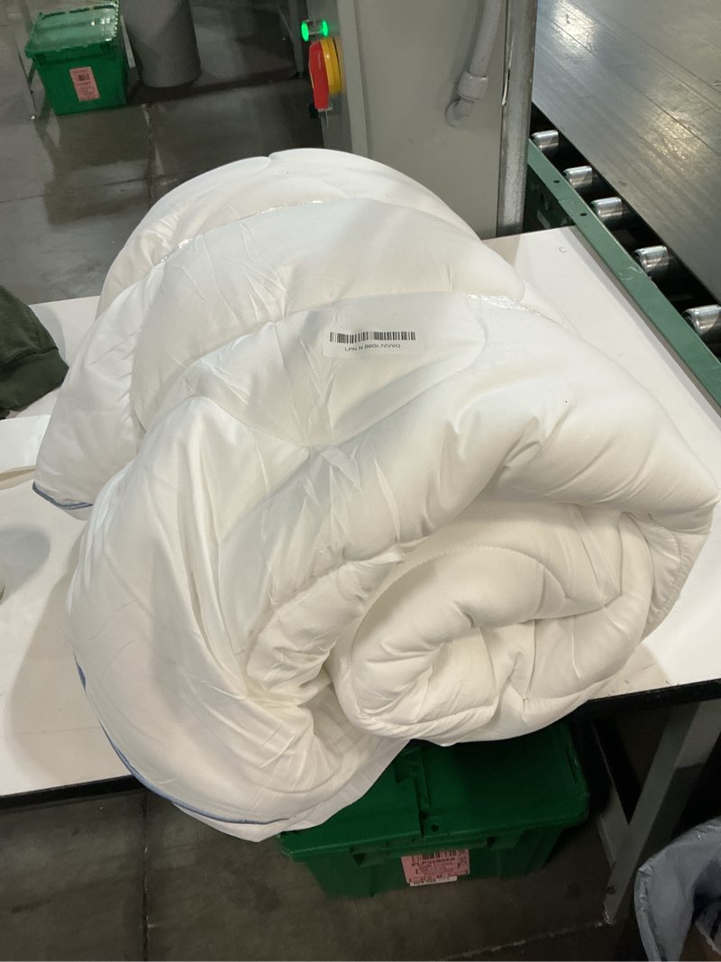 Condition photo showing Good Condition for bdeus twin mattress pad, extra thick 1450gsm mattress topper, four leaf clover soft mattress protector cover with 21" deep pocket for back pain relief, 3d+7d down alternative fill overfilled, white white twin