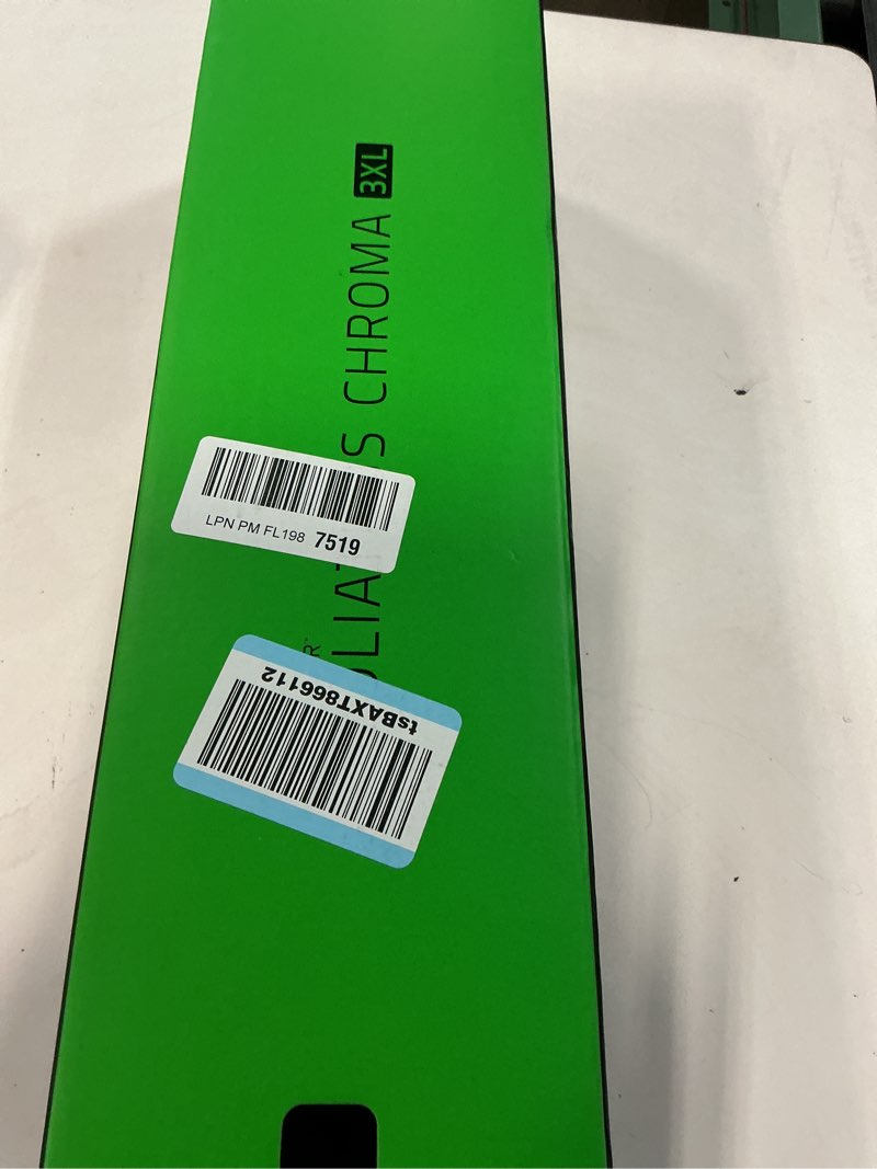 Condition photo showing New/Like New for razer goliathus chroma 3xl gaming mouse pad: micro-textured cloth surface - large to cover desk setup - chroma rgb - optimized for all sensitivity settings and sensors - non-slip rubber base classic black 21.7l x 47.2w inches