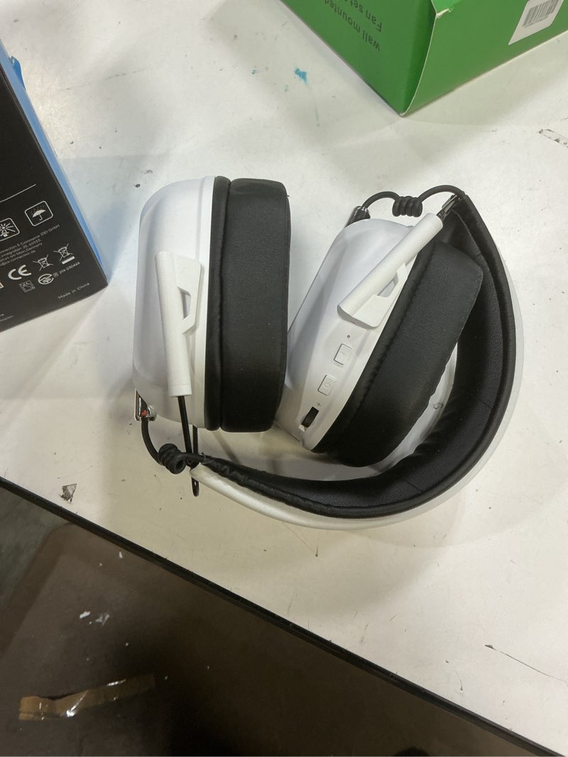 Condition photo showing Good Condition for ecomoment wireless gaming headset for ps5 ps4 nintendo switch pc mac, 2.4 ghz/bluetooth 5.2 gaming headphones with noise cancelling microphone 40+ hours battery life,3.5mm wired for xbox series,white
