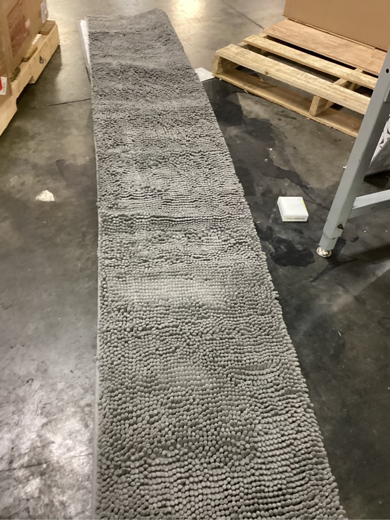 Condition photo showing Good Condition for ((similar )(3x10)kgorge black bath mat - quick drying bathroom rugs non-slip water absorbent thick shaggy chenile shower rug for toilet tub kitchen,