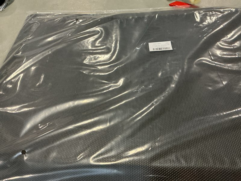 Condition photo showing Good Condition for Anti Fatigue Kitchen Mats for Floor, 9/10 Extra Thick Cushioned Standing Desk Mat, Comfort Memory Foam Ergonomic Kitchen Rugs and Mats Non-Slip Waterproof for Office, Kitchen, Sink, 20" x 32" Black 32"L x 20"W x 0.9"Th