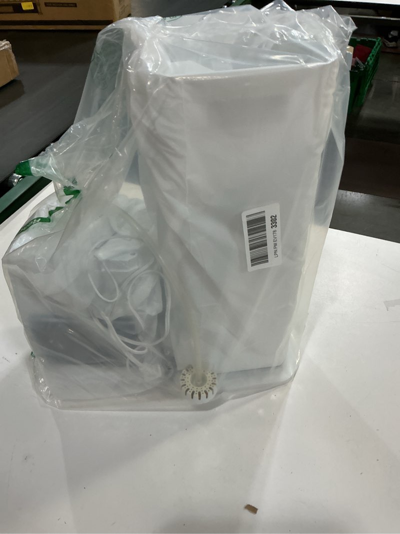 Condition photo showing As Is for 9L/2.4Gal Smart Cool Mist Humidifier, Top Fill Quiet Humidifier Large Room, Covers 550ft², App & Remote Control, 60H Runtime, 7 Colors Light, 4 Mist Modes Humidifiers for Bedroom, Office, White