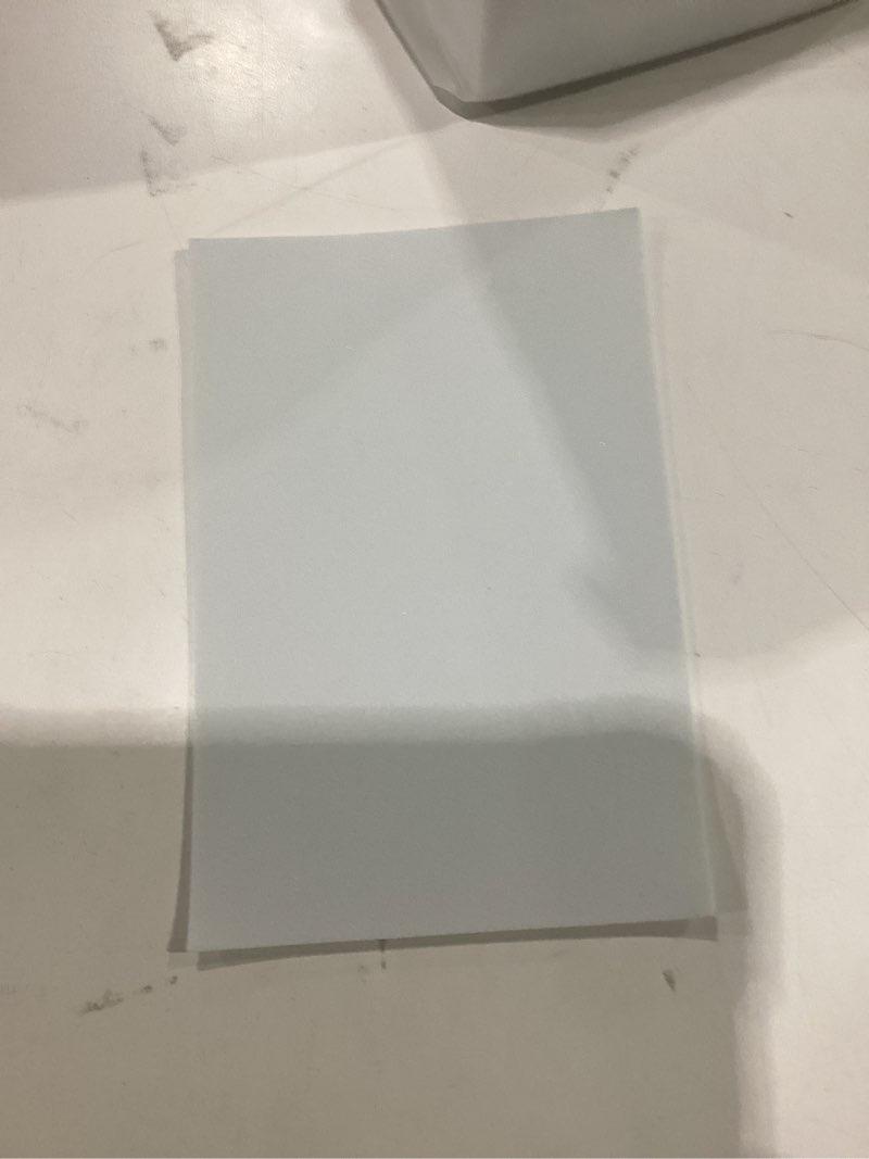 Condition photo showing Good Condition for hfkpjrt 50 pcs foam printing plates, 4 x 6 inch white foam sheets, 2mm thick eva foam board for crafts, styrofoam sheets set for card making, crafting, printing, stamp, classroom, scrap booking