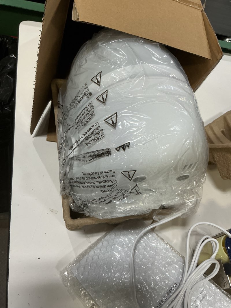 Condition photo showing Good Condition for boxing 3l top fill humidifiers for bedroom baby, 20db quiet air humidifier for large room & indoor plants with optional night light, cool mist diffuser for home, essential oil tray, bpa-free,white,30h blue light