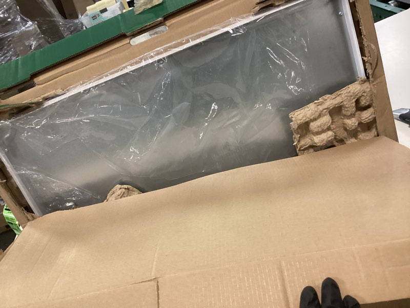 Condition photo showing Good Condition for Lithonia Lighting CPANL 2x4 LED Flat Panel Light, 2 ft. by 4 ft. LED Light Panel, Ceiling Lighting Fixture, 4000 Lumens, 3500K/4000K/5000K Switchable CCT, Includes Direct Ceiling Mount Bracket, White 2-Foot X 4-Foot 4,000 Lumens Switchable White