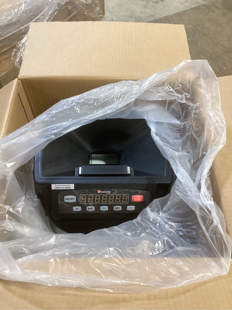 Condition photo showing Good Condition for cassida c200cad canadian coin counter/sorter/roller c200 + cad - 300 coins / minute