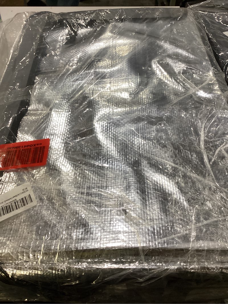 Condition photo showing Good Condition for Cat House Outdoor, Indestructible Elevated Feral Cat Shelter Weatherproof with Escape Door,Outside Waterproof Insulated Strayed Cat House for Winter(Gray) Gray L