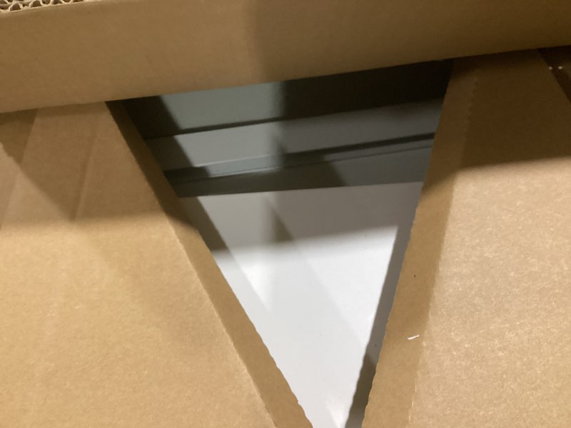 Condition photo showing New/Like New for VEVOR Dog Door for Sliding Glass Door, 75 7/8"-80 11/16" Adjustable Height Doggy Door for Sliding Doors, Aluminum Frame Tempered Glass Pet Door with Hinge Structure Flap and Lock for Medium-Sized Dogs