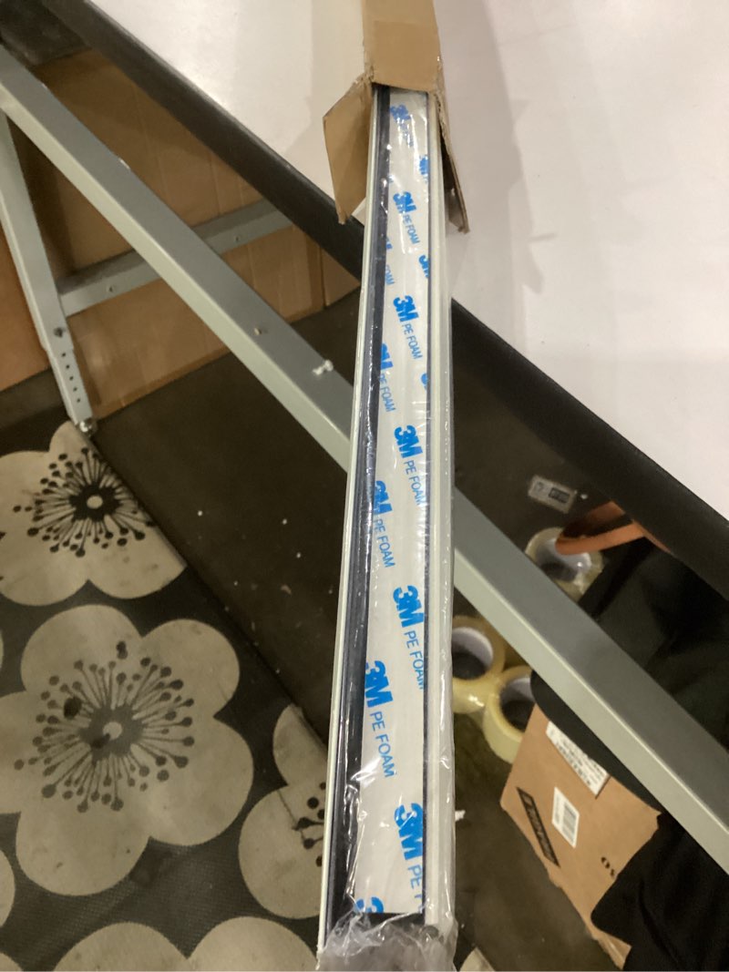Condition photo showing New/Like New for bliwans light blocking strips for window shades and blinds, 100% blackout pvc side tracks light blocker for blinds, window light blocker for bedroom(white, 58", 2pcs) white-2pcs 2pcs