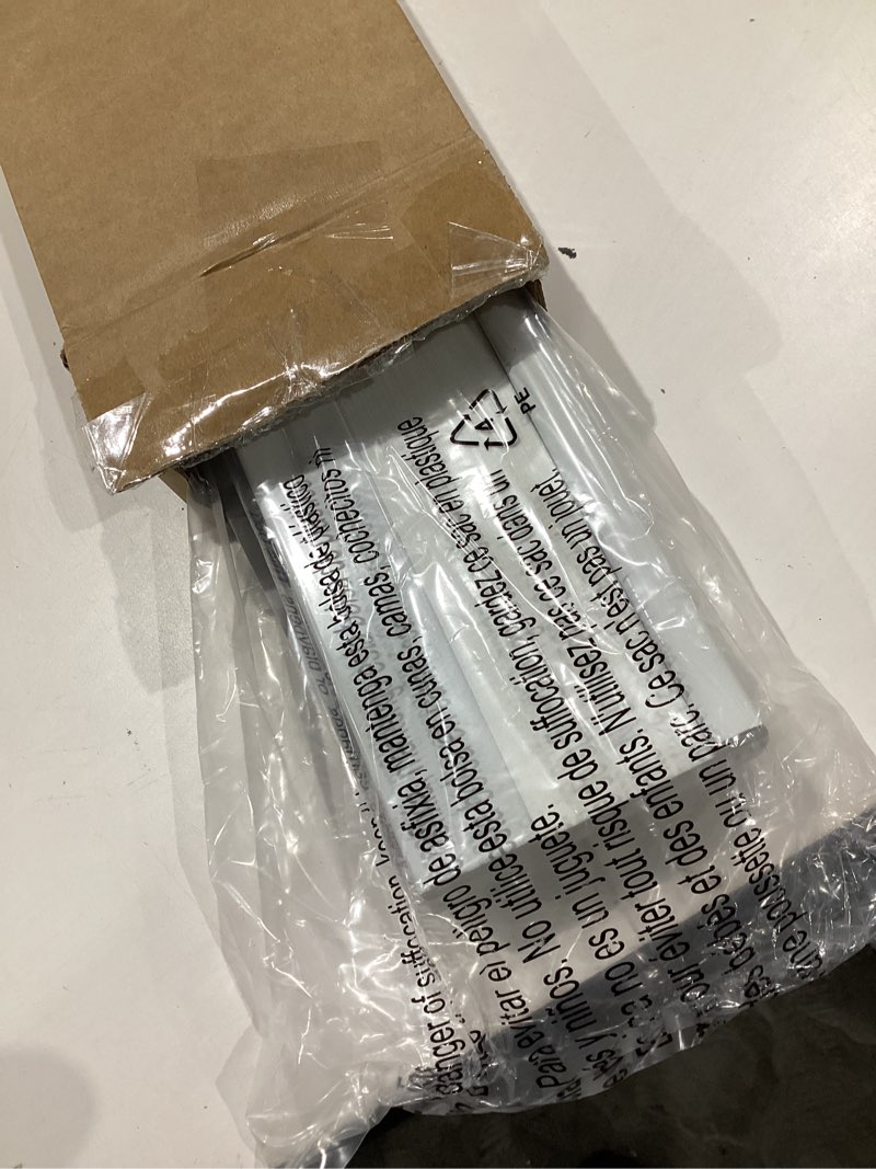 Condition photo showing Good Condition for lazblinds cordless cellular shades for french doors, no drill french door blinds for privacy, light filtering honeycomb shades for front door patio sliding glass door, 1 pack, 26" w x 78" h, white white-light filtering 26"w x 78"h