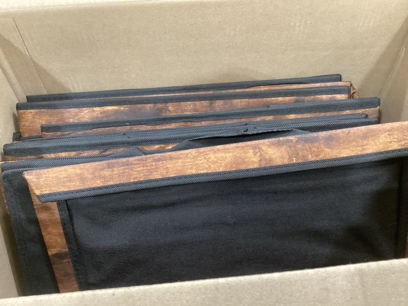 Condition photo showing Good Condition for lvb wood computer desk, rustic home office executive desk for bedroom, industrial wooden computer writing study work gaming table, modern metal pc student simple desk with storage, 55 inch, rustic oak