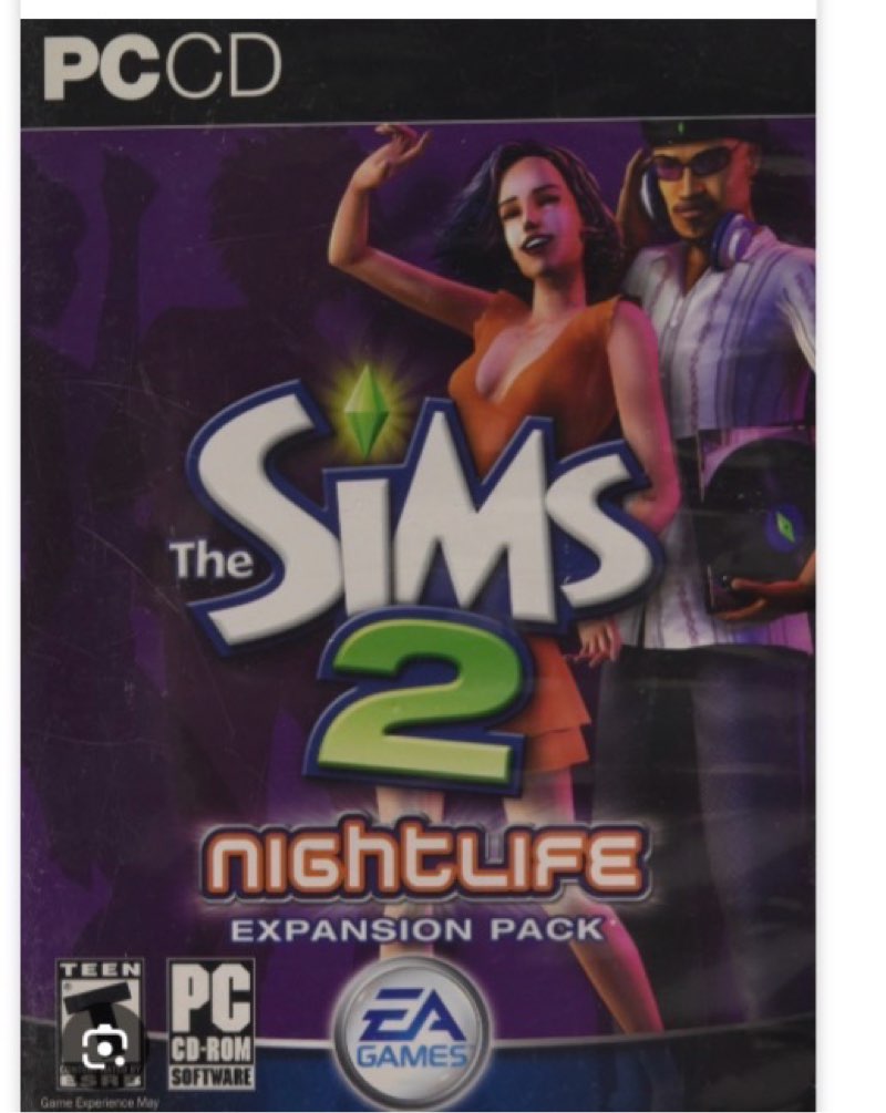 The Sims 2: Nightlife Expansion Pack - B Used - Acceptable
