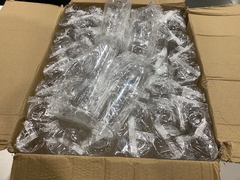 Condition photo showing New/Like New for bestluck 48 pack 9 oz stemless plastic champagne flutes, clear disposable champagne toasting glasses, shatterproof and bpa-free drinkware for party & graduation & wedding clear 48