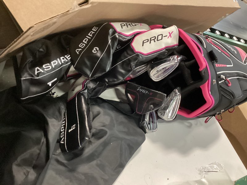Condition photo showing Good Condition for Pink Right Handed Golf Club Set for Petite Ladies