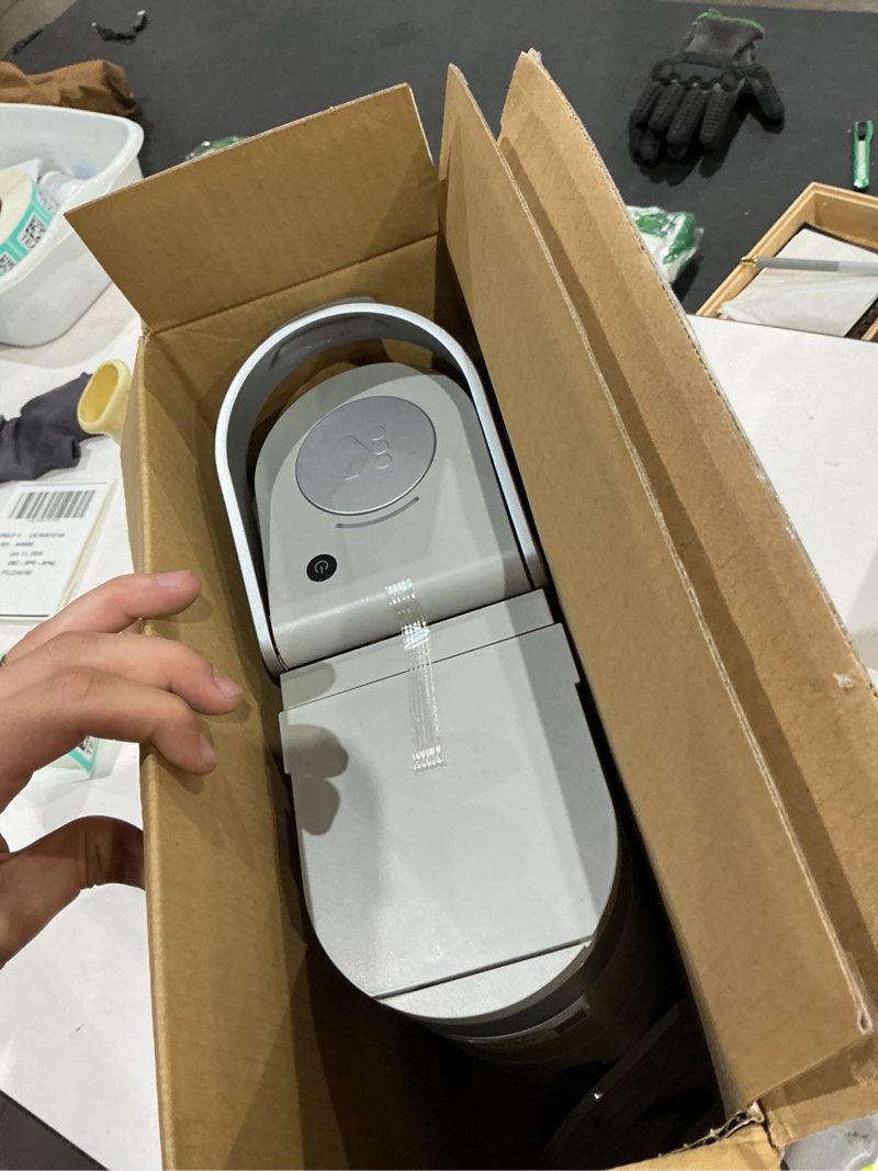Condition photo showing As Is for keurig k-mini single serve k-cup pod coffee maker, 6 to 12oz brew size, with cord storage, perfect for small spaces, studio gray