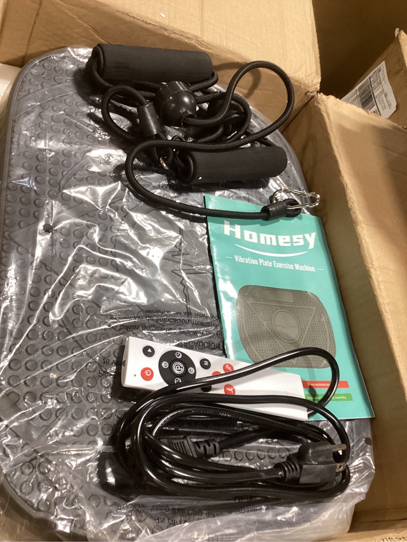 Condition photo showing Good Condition for Homesy Vibration Plate Exercise Machine, Vibrating Plate for Lymphatic Drainage, Full Body Shake Platform Board for Home Fitness and Fat Burning, Sport Gym Equipment for Women Men Slim-Standard