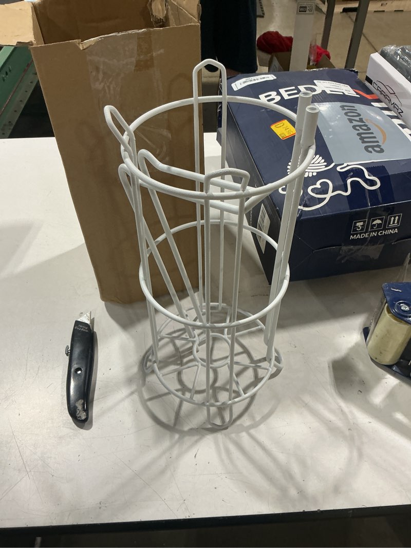 Condition photo showing Good Condition for meangood toilet paper holder stand (white)
