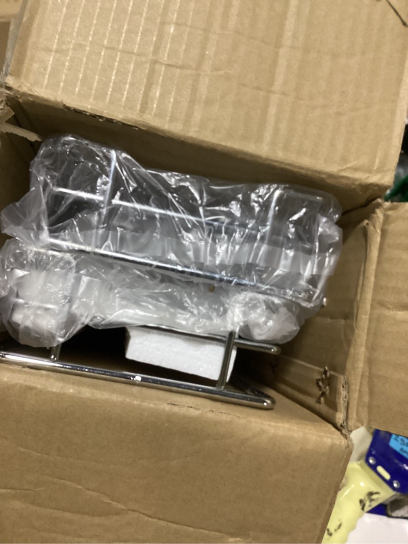 Condition photo showing New/Like New for dindon pull out cabinet organizer (7-1/2" w x 21-1/2"d), cabinet pull out shelves, 2 tier pull out drawers for kitchen cabinets, wire basket slide out shelf for cabinet organization chrome 7-1/2"w x 21-1/2"d