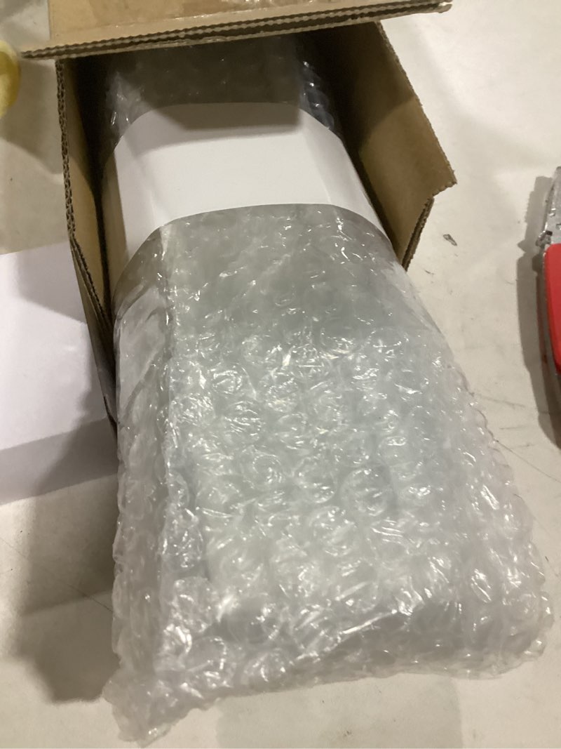 Condition photo showing As Is for LUCKUP Cordless Zebra Blinds Roller Shades for Windows-Dual Layer High Shading Blinds with Valance High Shading Day Night Privacy Blackout Fabric, 22" W x 72" H, White 22"W x 72"H White-blackout