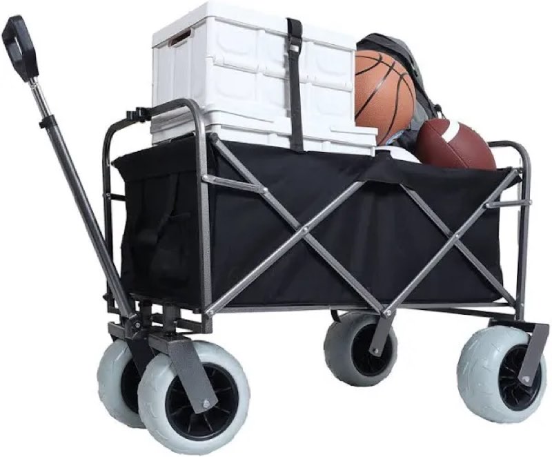 Beach Wagon with Big Wheels for Sand