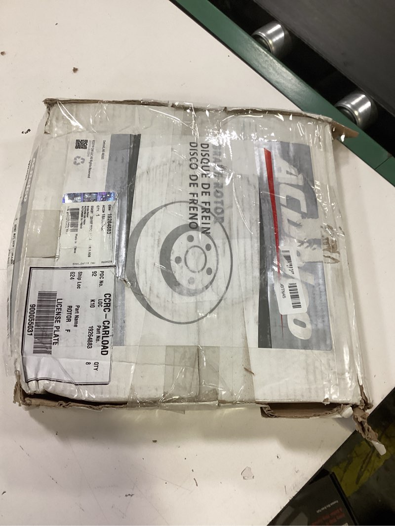 Condition photo showing New/Like New for acdelco silver 18a2646a front disc brake rotor