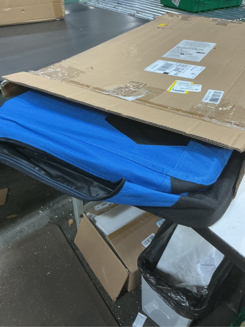 Condition photo showing Good Condition for Amazon Basics Folding Portable Soft Pet Dog Crate Carrier Kennel, 36 x 24 x 24 inches, Blue BLUE 36.0"L x 23.4"W x 24.0"H