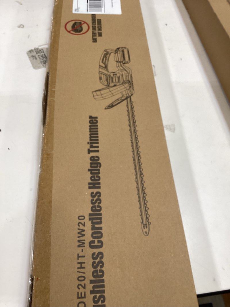 tronyan hedge trimmer compatible with milwaukee 18v battery (tool only), cordless bush trimmer with 