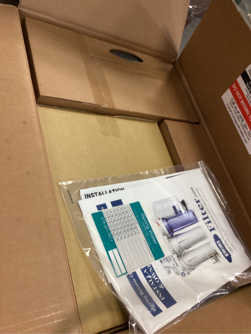 Condition photo showing New/Like New for iSpring RCC7AK, NSF Certified, 75 GPD, Alkaline 6-Stage Reverse Osmosis System, pH+ Remineralization RO Water Filter System Under Sink, Patented Top-Mounted Faucet Design for Easy Installation