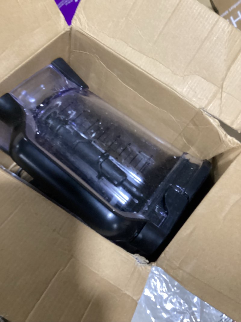 Condition photo showing As Is for ninja professional blender | smoothie blending, drink mixer, grinder, ice crusher, frozen fruit blending | 1000w power, total crushing technology, xl 72-oz. pitcher | black & grey | bl610 generation 2 (1000 watts)