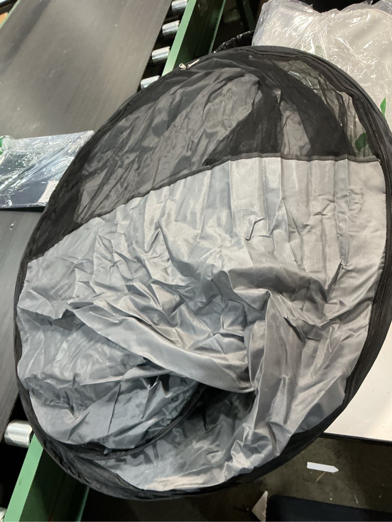 Condition photo showing Good Condition for CMINGJ Large Pop Up Mosquito Tent, Portable Foldable Mosquito Net with Bottom for Bed, Camping, Travel, Patio, Suitable for Outdoor Indoor (78 * 28 * 27inch) (Gray Bottom & Gray Top)