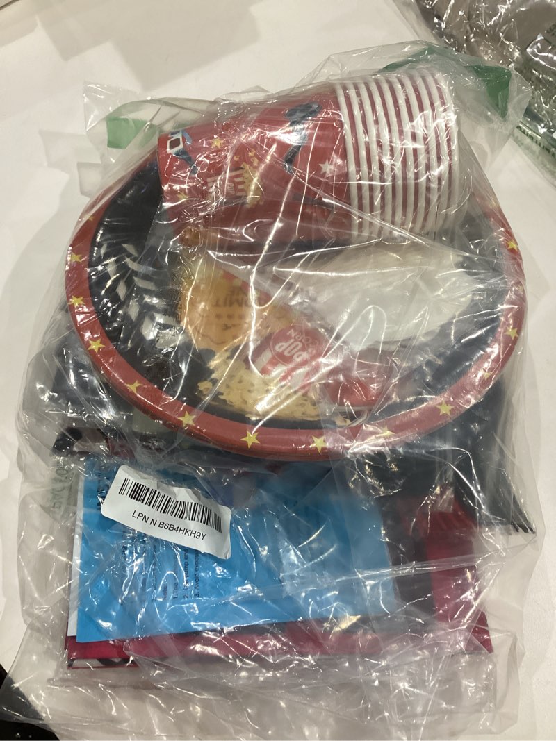 Condition photo showing Good Condition for Movie Night Birthday Party Decorations,116Pcs Movie Night Party Decorations and Tableware - Movie Night Plates Tablecloth Napkins&Movie Night Party Balloons Banner Backdrop etc Movie Night Decorations