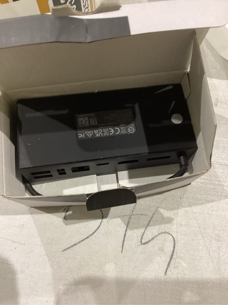 Condition photo showing New/Like New for Docking Station for Steam Deck - Multi-Stream Transport and FreeSync Supported - 7 in 1 USB C Dock Hub with HDMI 4K@120Hz, DisplayPort, Gigabit Ethernet, 3 USB A 3.1 and 100W PD (Dock Only)