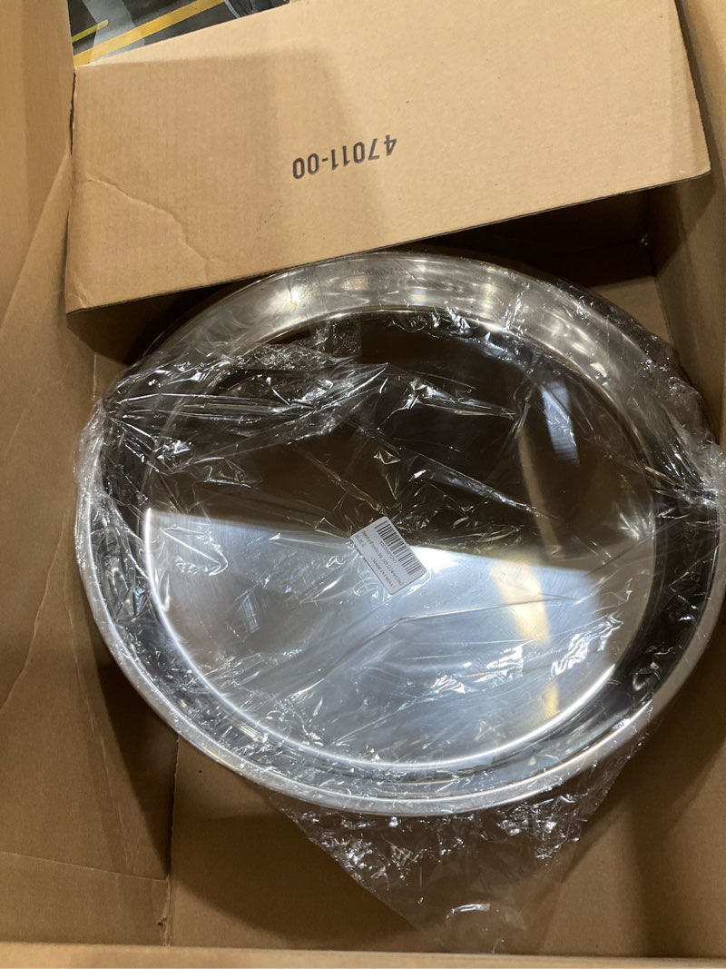 Condition photo showing Good Condition for Deep Dish Pizza Pan,Stainless Steel Pizza Tray Oven Pan,Pie Grill Pan Baking Pan10-12-14Inch (16x1.95) 16x2inch