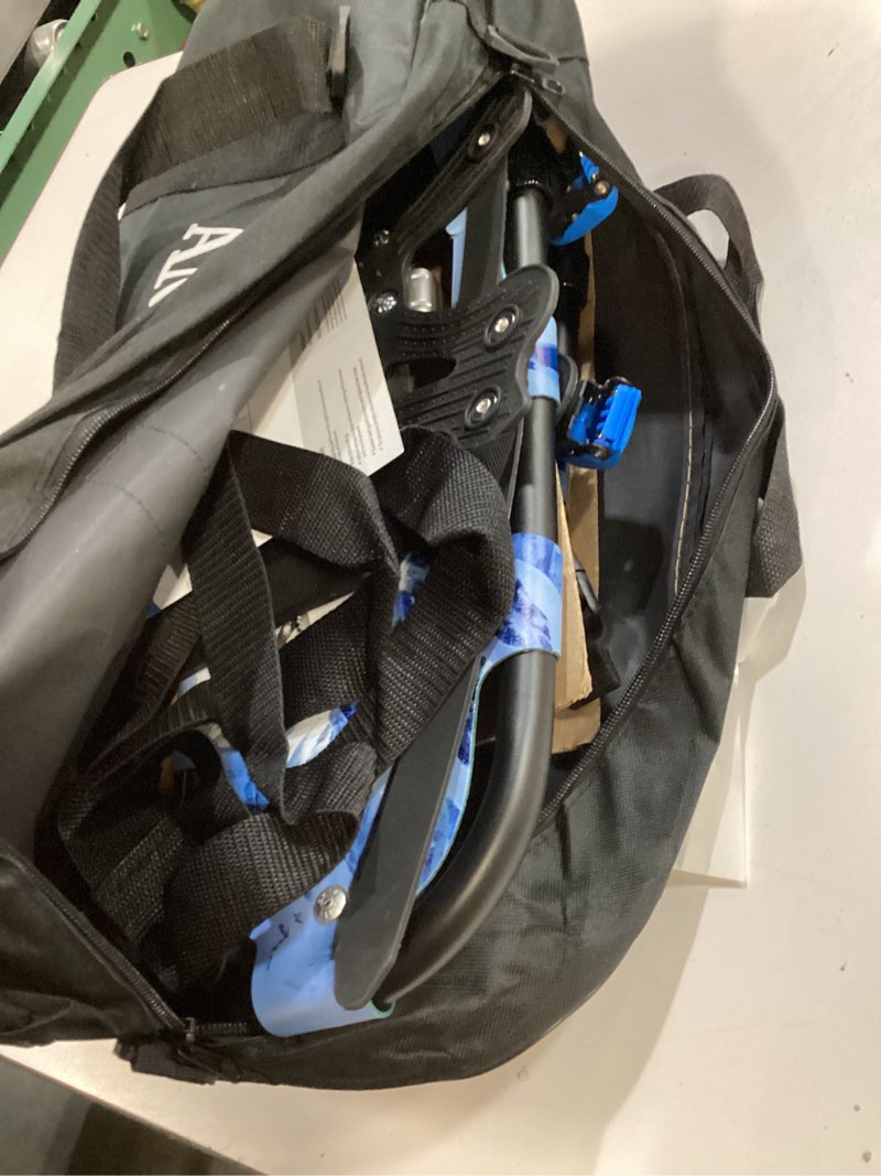 Condition photo showing Good Condition for AMBIO Snowshoes for Men Women Youth, Light Weight Aluminum Snow Shoes with Carrying Tote Bag Green 21"(Without poles)